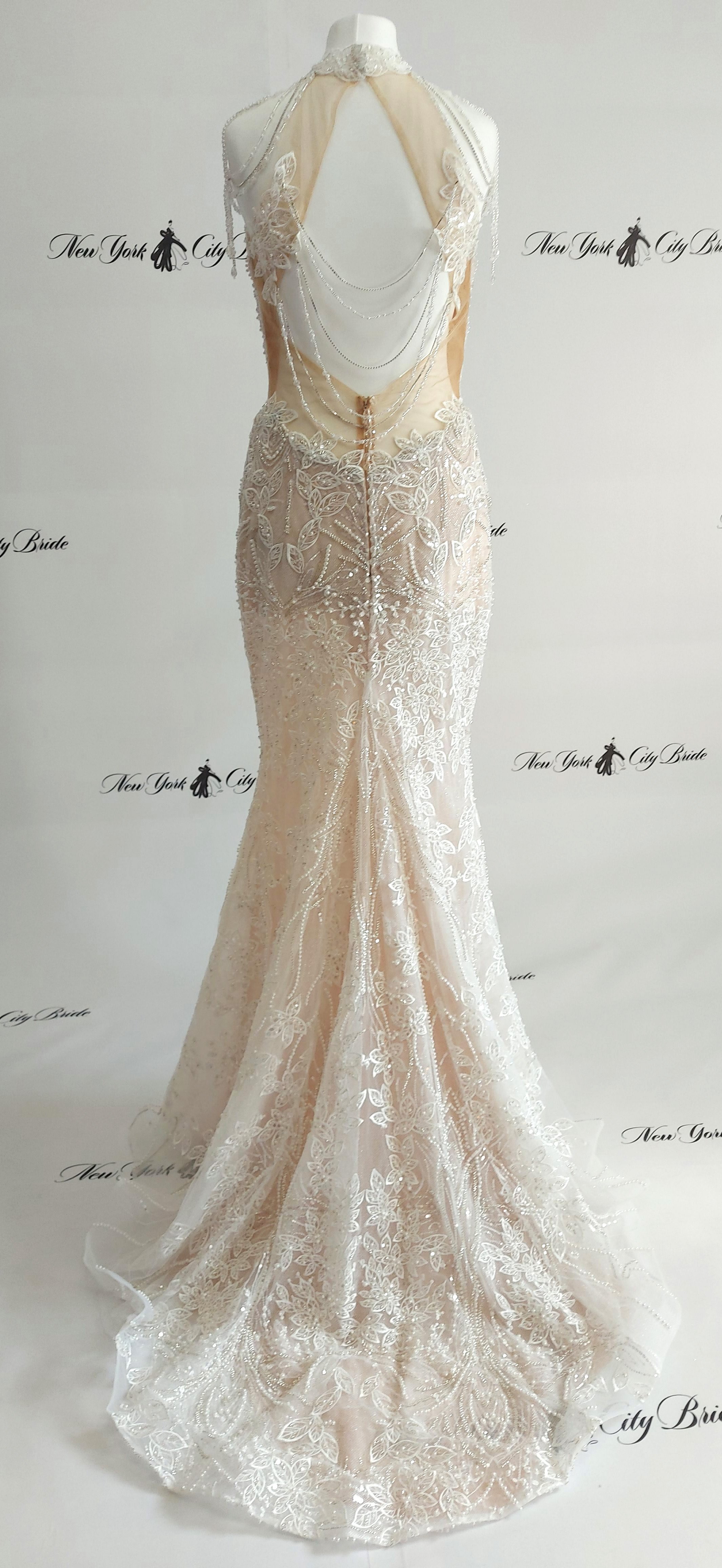 Beaded sparkle Wedding dress Indira Product for Sale at NY City Bride