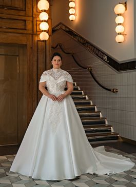 Ballroom Gown Plus Size Wedding Dresses