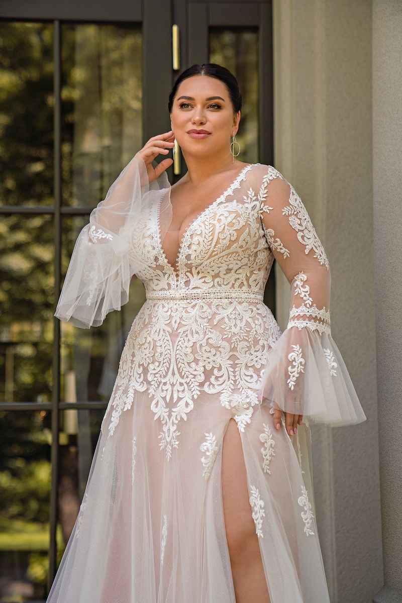 Plus size wedding dress S-690-Nili Product for Sale at NY City Bride