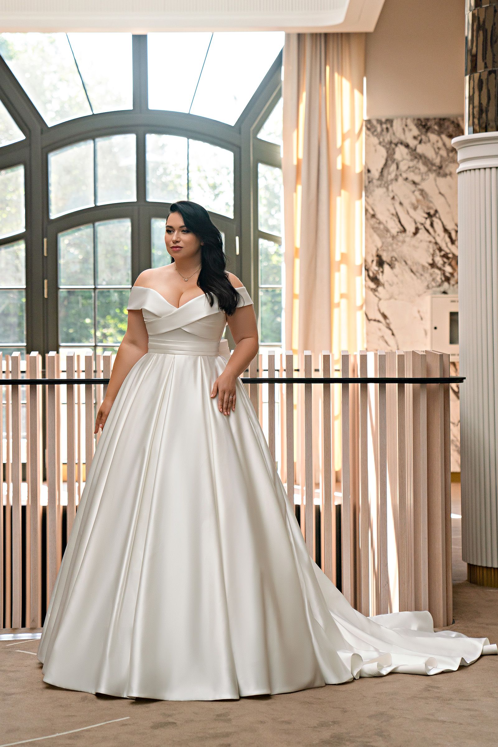 Plus size wedding dress S-696-Narine Product for Sale at NY City Bride