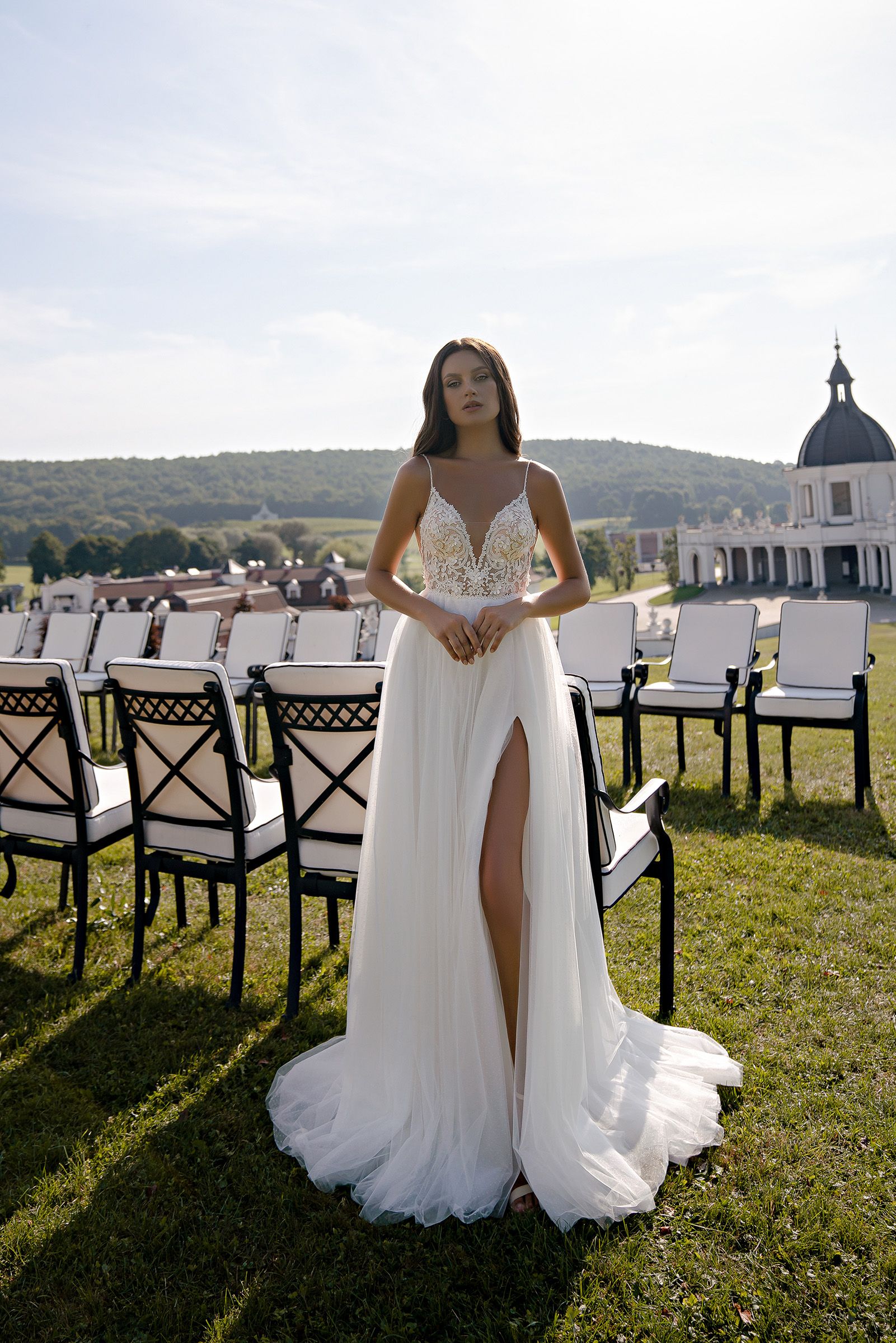 新品未使用　AMER IMANY WAY TULLE VEIL DRESS Long Tulle Veil - 90 Inch Veil - Emma & Grace Bridal Studio